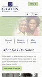 Mobile Screenshot of ogdenfuneralhome.com